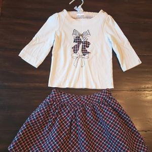 Shirt and skirt set